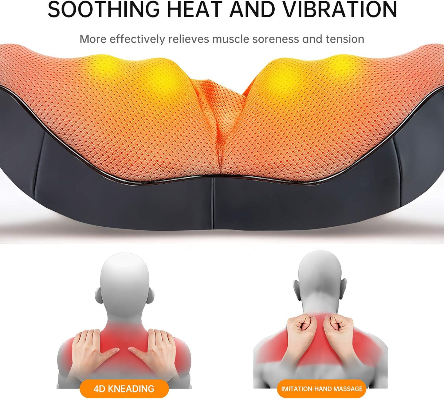 Neck Back Massager with Heat