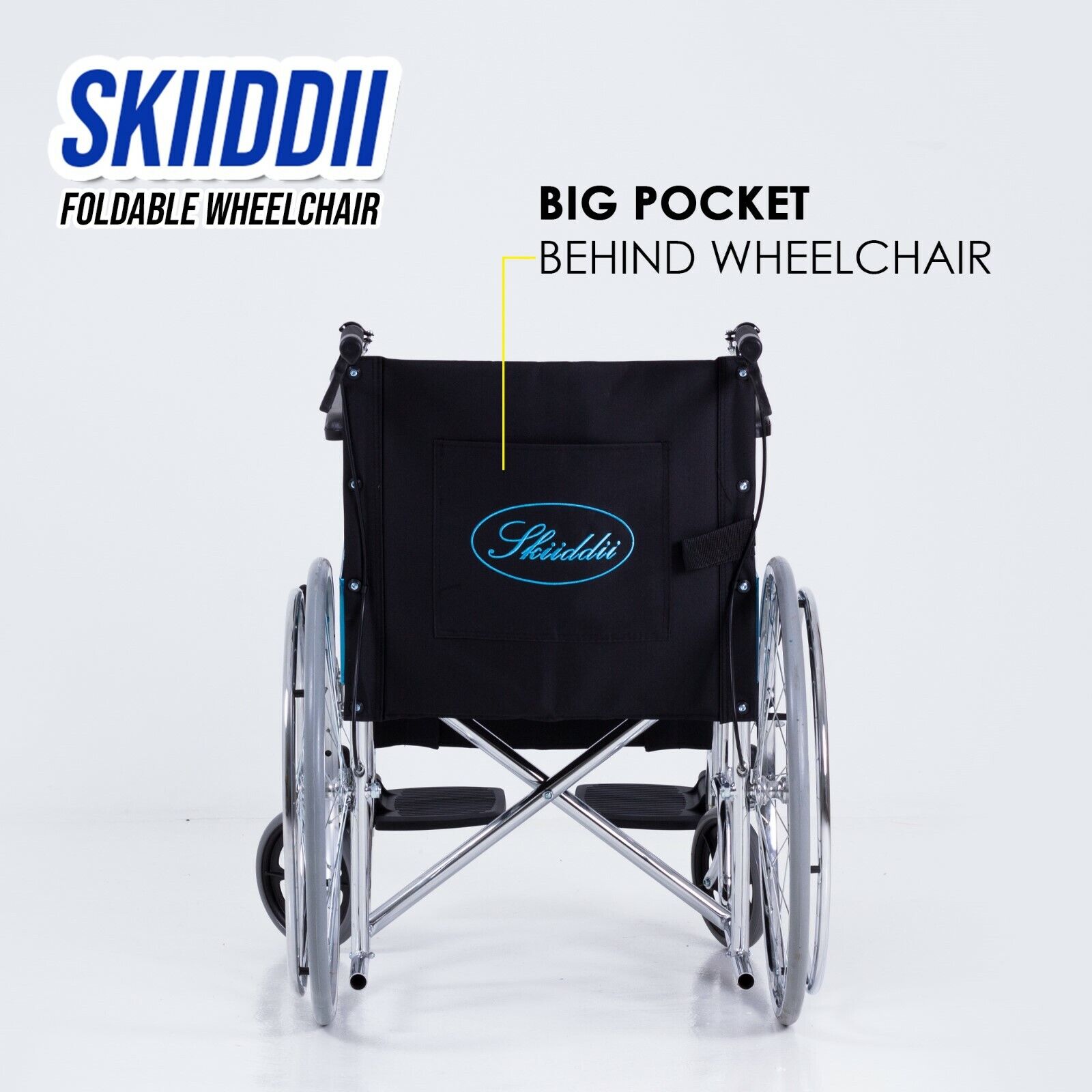 Portable Folding Wheel Chair Wheelchair Lightweight NDIS Aged Care