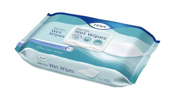 Tena Wet Wipes 50 Pack