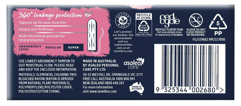 Libra Tampons Super | 16 Pack