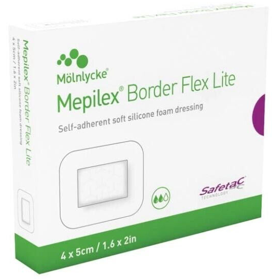 Mepilex Border Flex Lite 4cm x 5cm Dressing 10 Pack