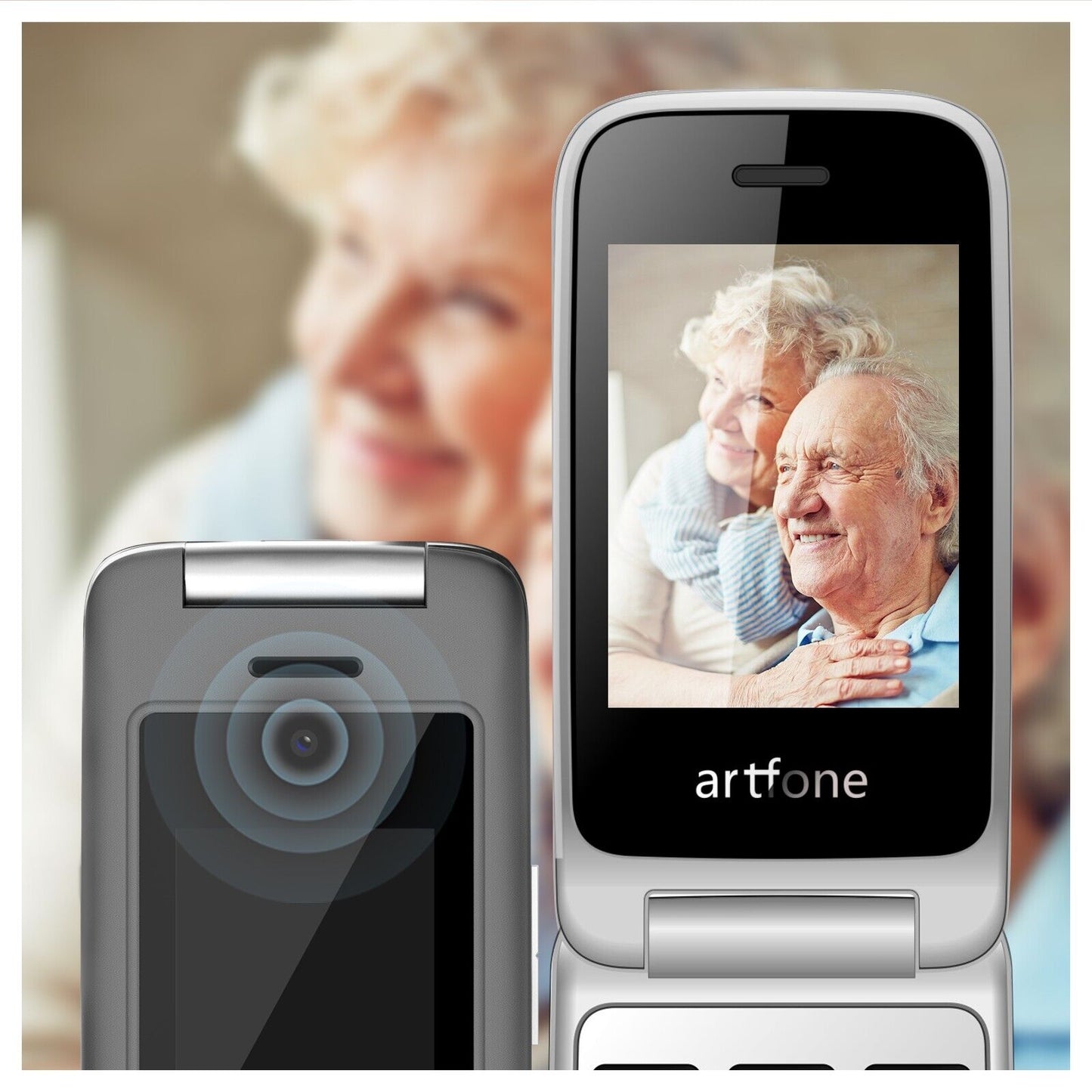 Senior Flip Smartphone 4G Dual SIM for Elderly NDIS Aged Care