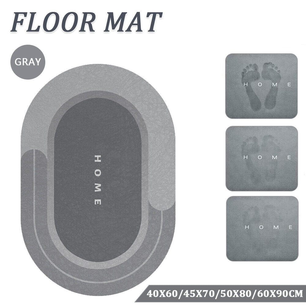 Super Absorbent Floor Mat Soft Quick-Drying Non-Slip