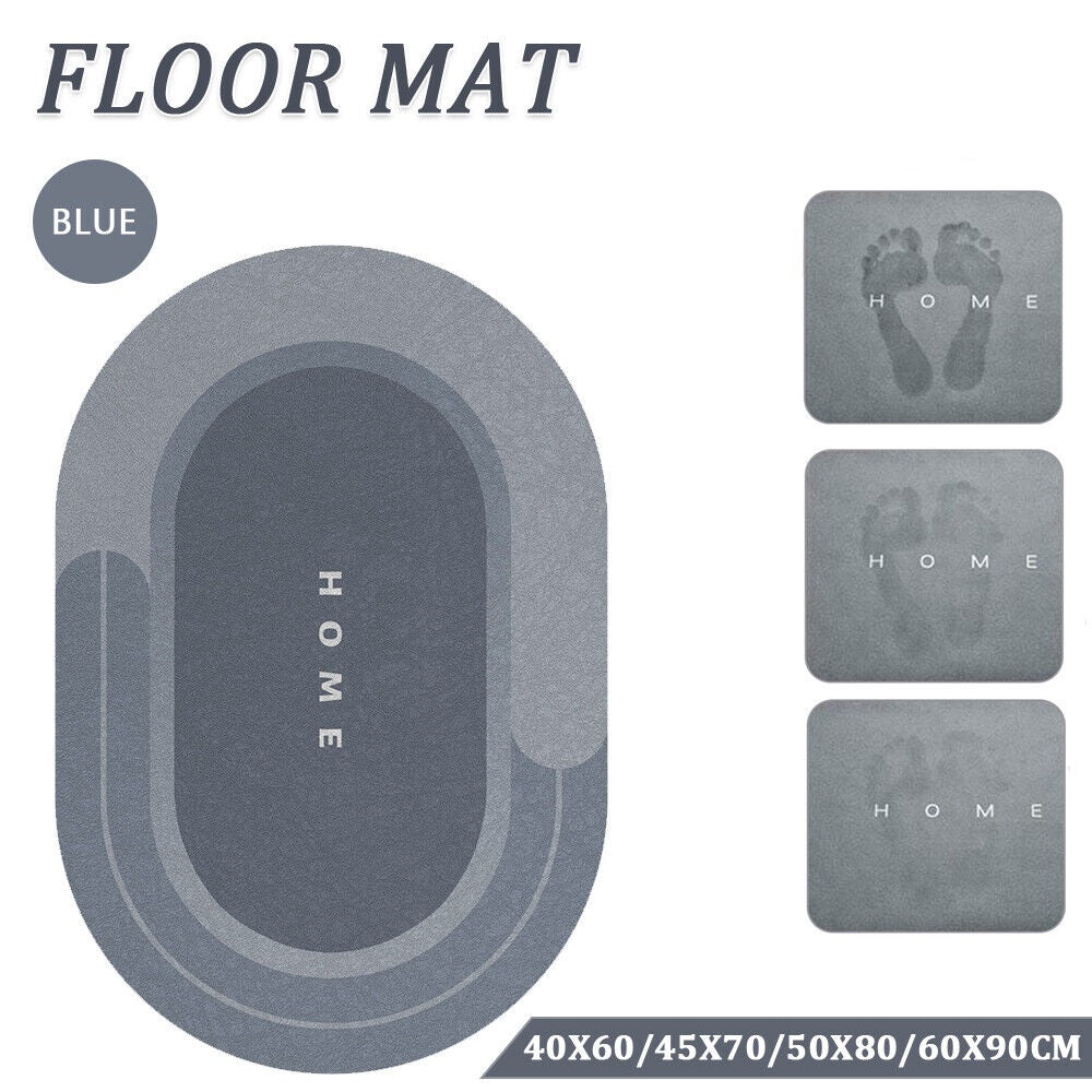 Super Absorbent Floor Mat Soft Quick-Drying Non-Slip