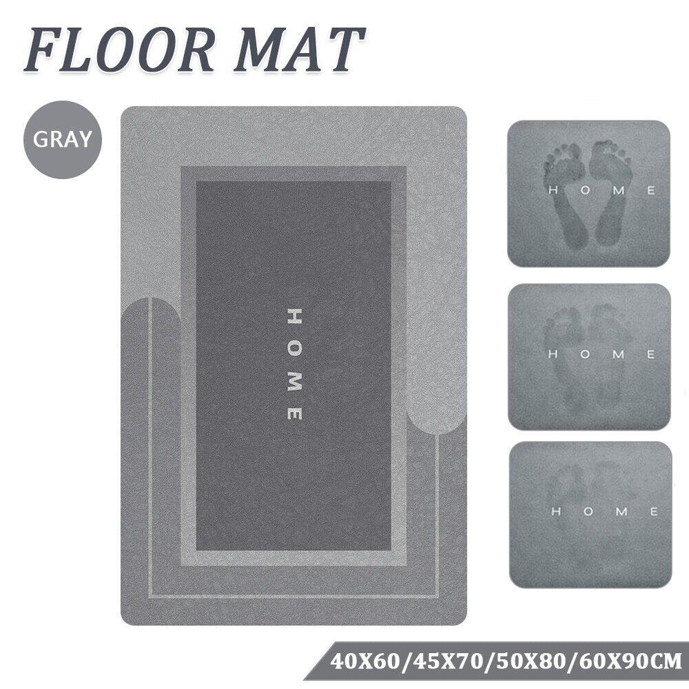 Super Absorbent Floor Mat Soft Quick-Drying Non-Slip