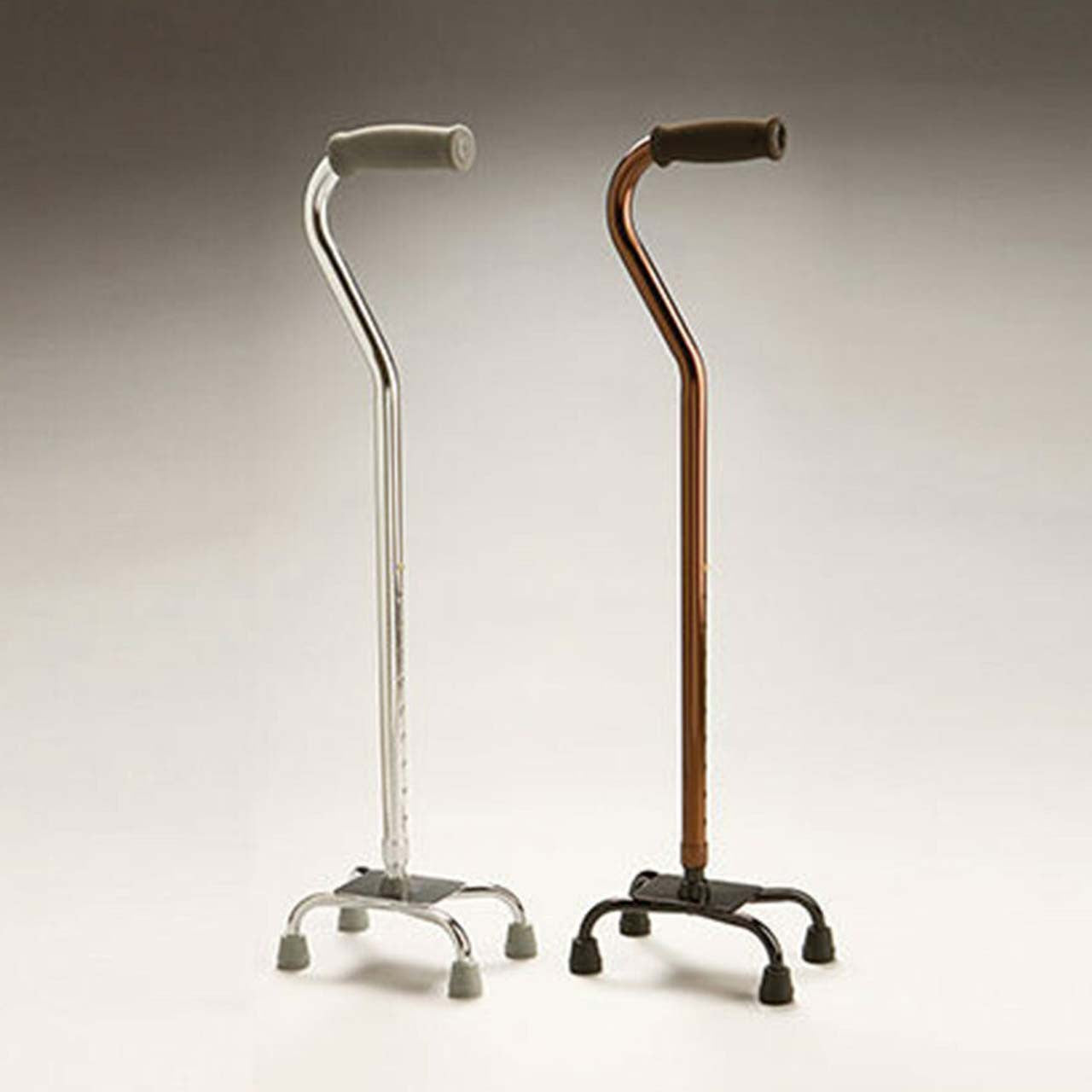 Walking Stick Quad Foot Low Base