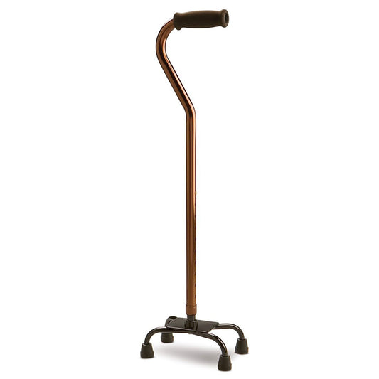 Walking Stick Quad Foot Low Base