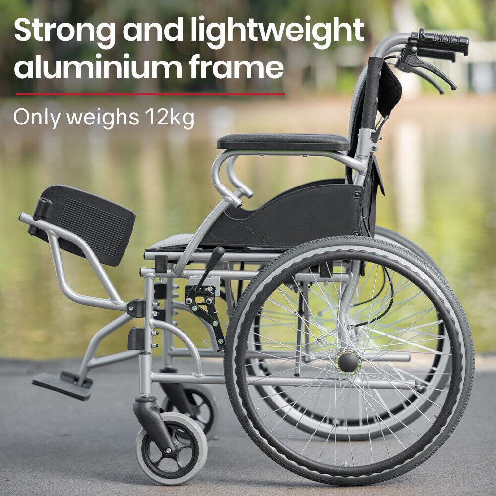 Wheelchair Aluminium Lightweight Wheel Chair Folding Portable