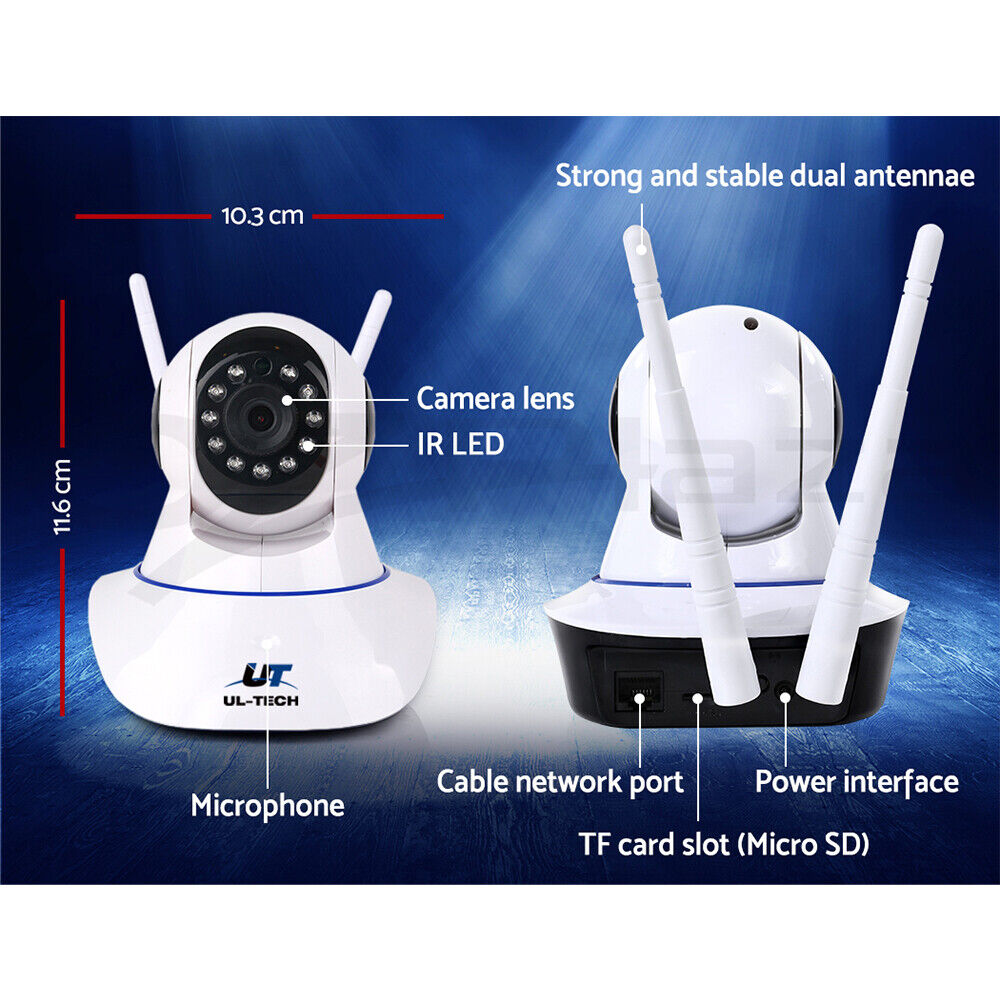 Wireless IP Camera CCTV Security System Home Monitor 1080P HD