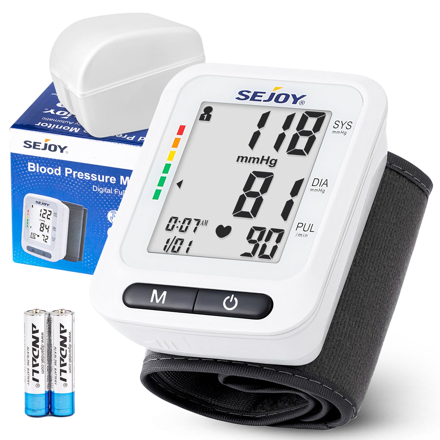 Wrist Blood Pressure Monitor with Automatic Cuff & Heart Rate Tracking NDIS & Aged Care