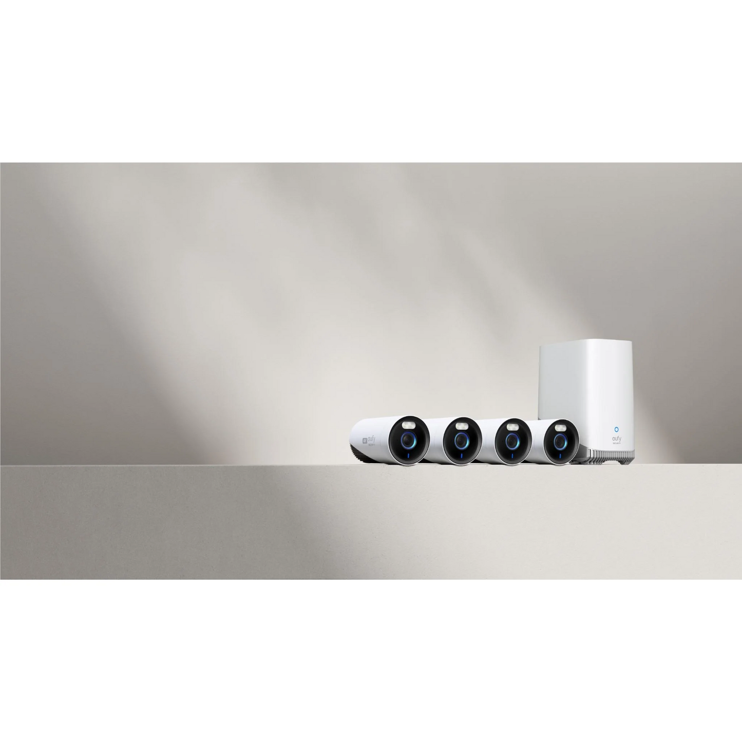 eufyCam E330 4K Home Security System with Homebase 3 (4-Pack)