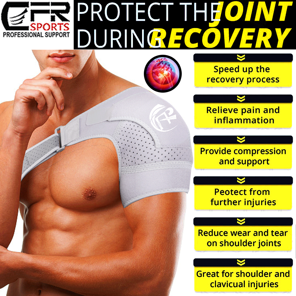 Shoulder Brace Rotator Cuff Support Therapy Belt Sleeve Men Pain Relief Women