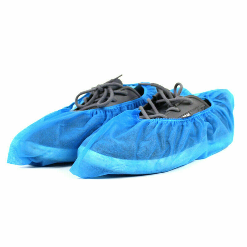 50 pcs Disposable Non-woven Shoe Cover Anti Slip Cleaning Overshoes Boot Covers