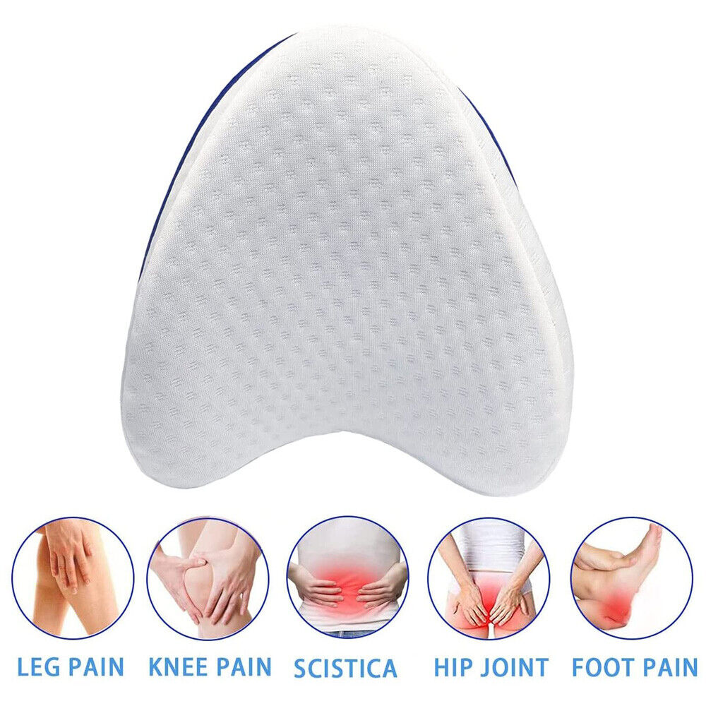 Leg Memory Foam Sleeping Pillows Knee Pillow Cushion Support Pain Relief Cover