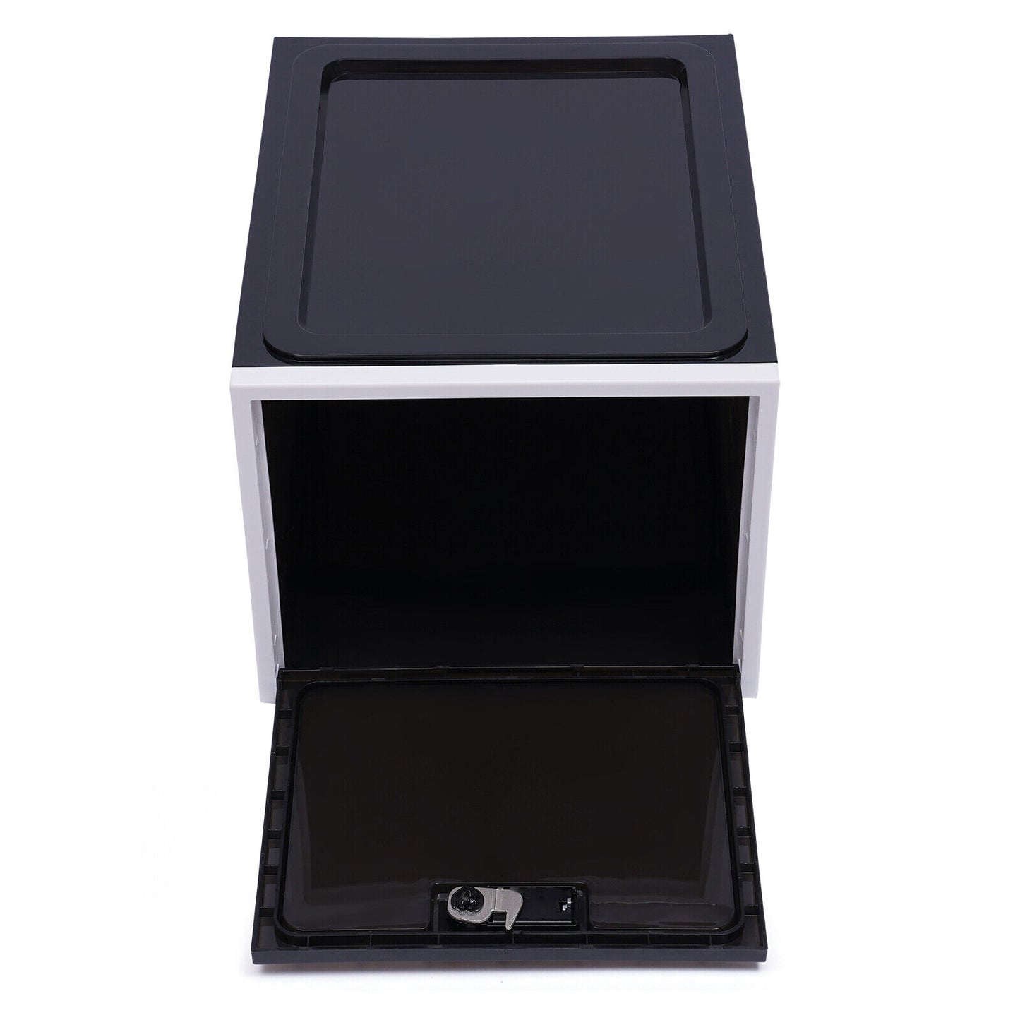 3-digit Lockable Box Medicine Lock Box for Safe Medication Storage Black