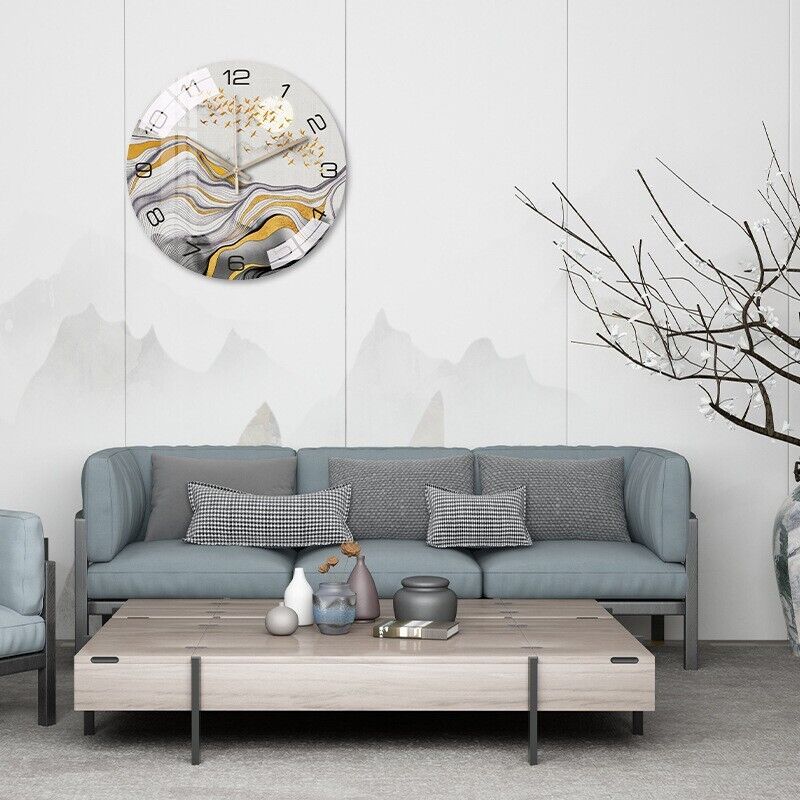 Glass Wall Clock