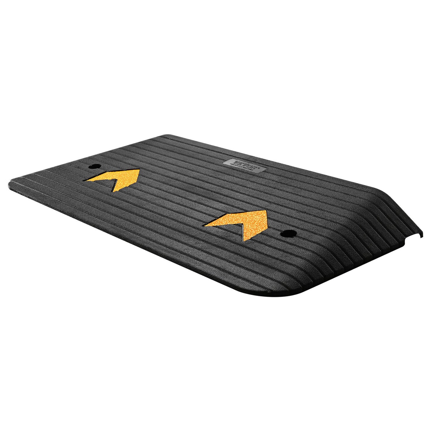 VEVOR 90.2x45.7x7.6cm Curb Rubber Ramp Threshold Ramp Door Ramp 33069 Lbs/15 Ton