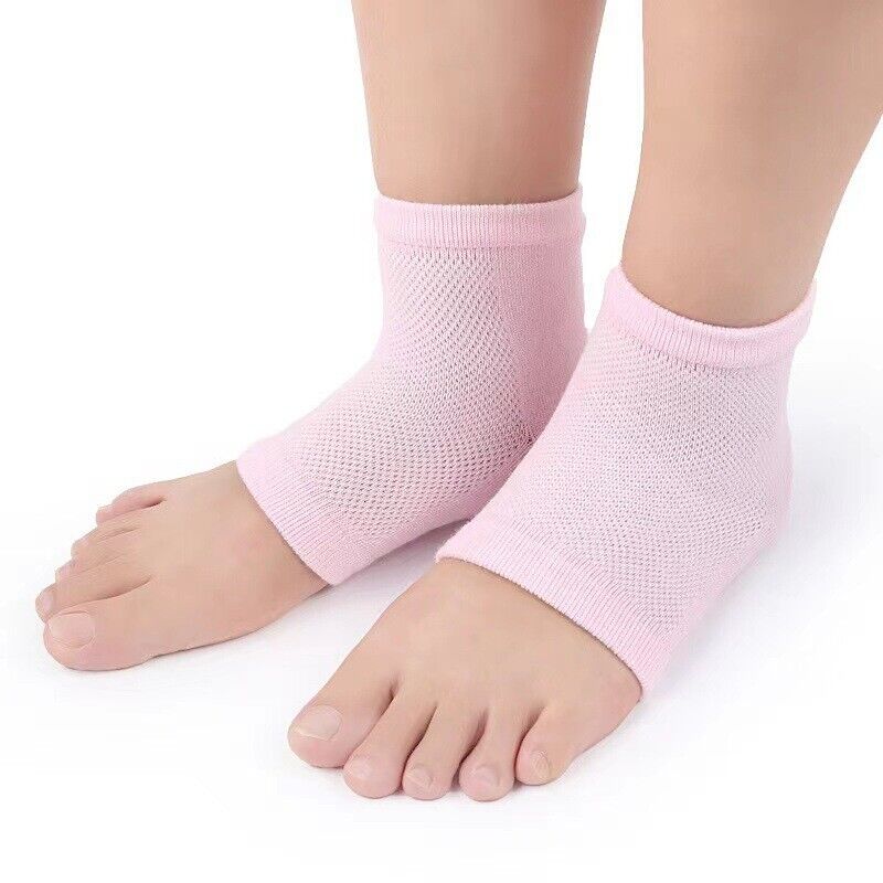 Silicone Gel Heel Socks Cracked Foot Skin Care Protector Sleeve Pain Relief