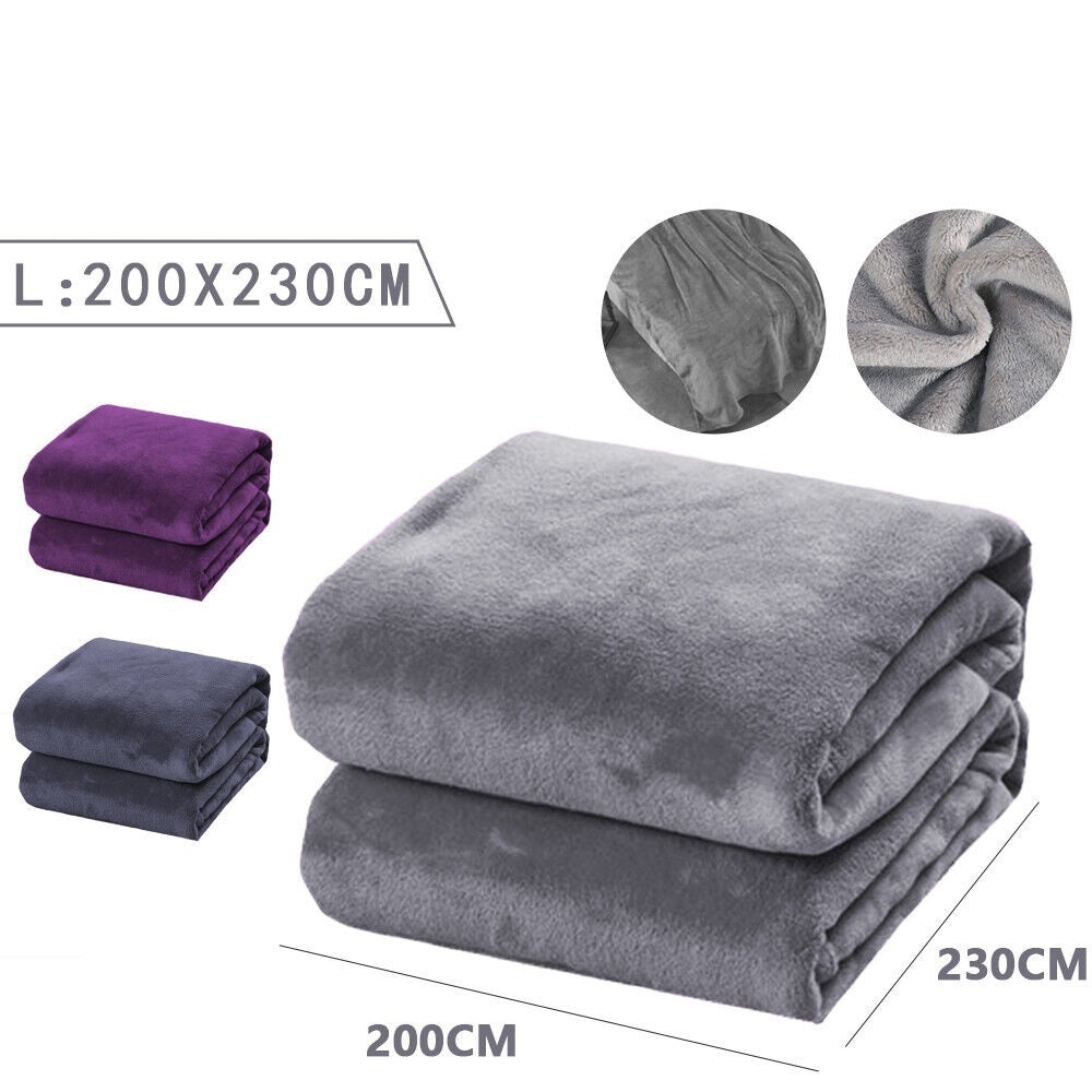 Therapeutic Throw Blanket Fluffy Ultra Soft Warm Weighted Machine Wash