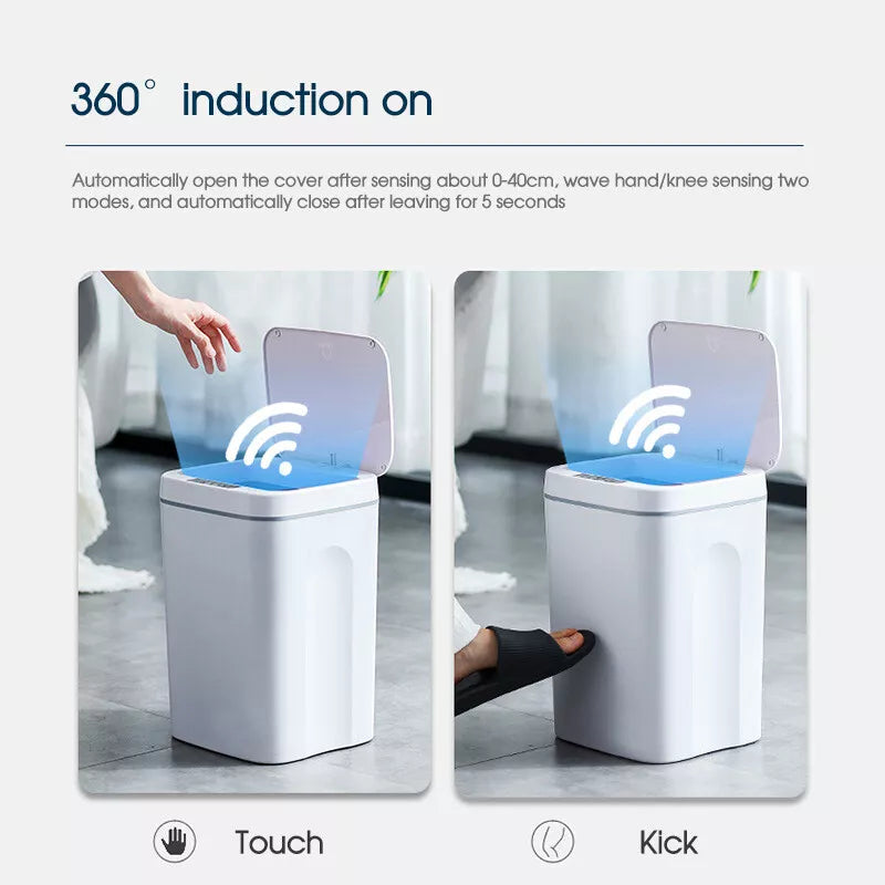 18L  Automatic Motion Sensor Rubbish Waste Bin