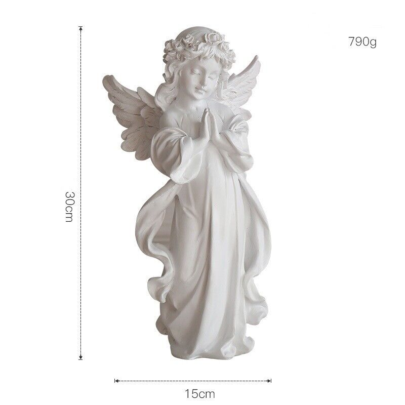 Praying Angel Statue Figurine European Style Home Décor Resin