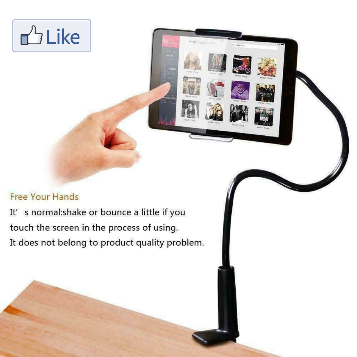 360°Rotating Tablet Stand Holder Desk Mount