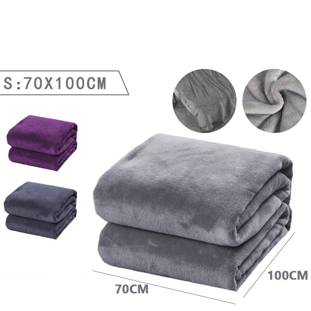 Therapeutic Throw Blanket Fluffy Ultra Soft Warm Weighted Machine Wash