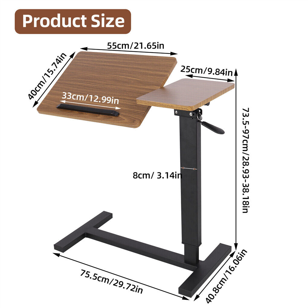 Adjustable Overbed Desk Aged Care NDIS