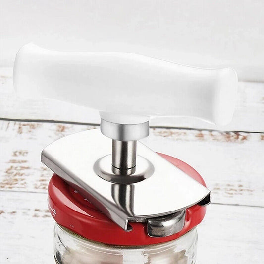 Stainless Twist Steel Jar Opener Adjustable for Seniors with Arthritis