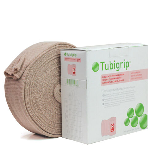 Tubigrip Tubular Compression Bandage -10 Meters - Multiple Sizes, Beige Color