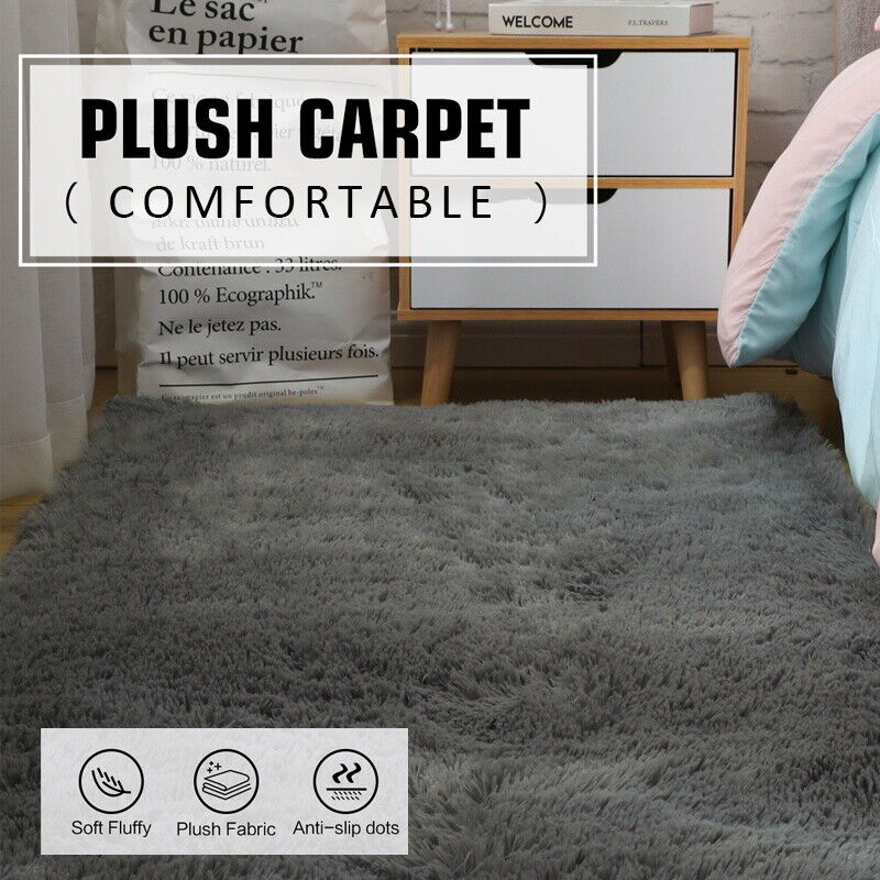 Soft Fluffy Shaggy Floor Rug NDIS and Aged Care