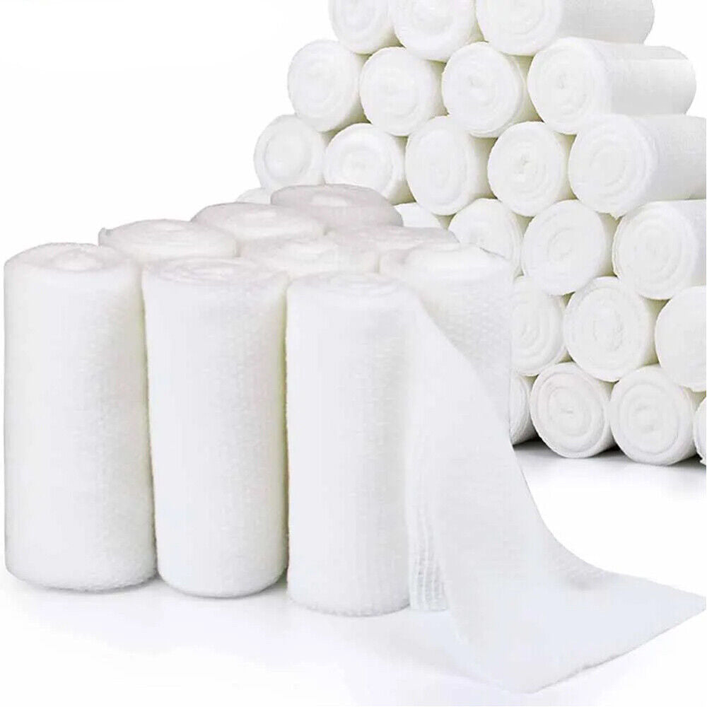 Disposable Gauze Bandage Roll First Aid Medical Bandages Wrap Wound Care