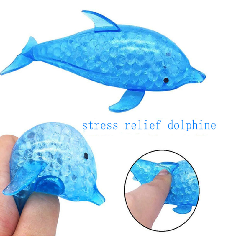 Dolphin Sensory Stress Reliever Ball Toy Autism Squeeze Fidget Anxiety Toys