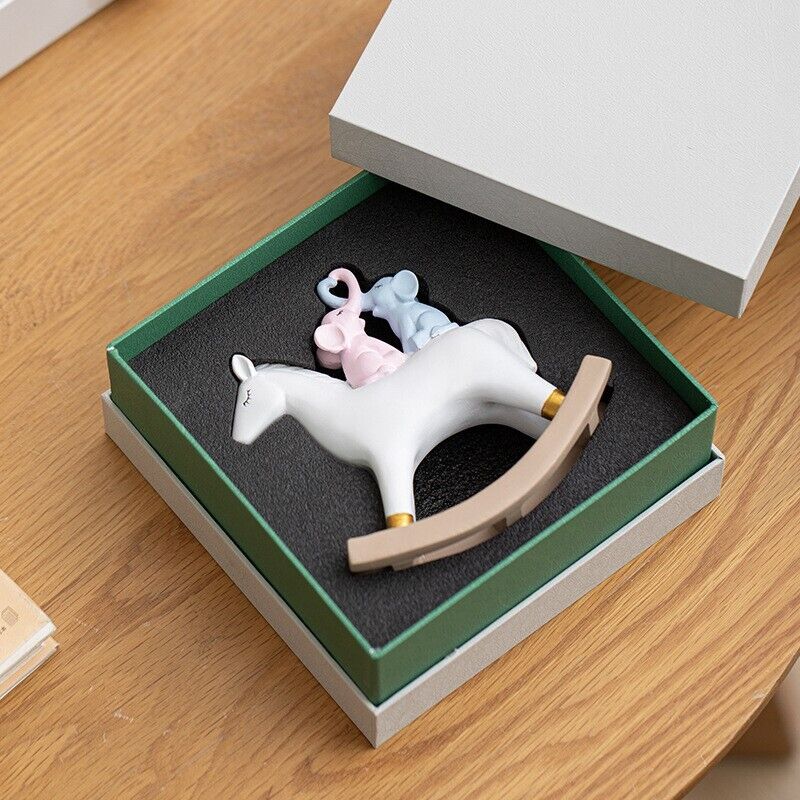 Handicraft Joyful Rocking Horse & Elephant Resin