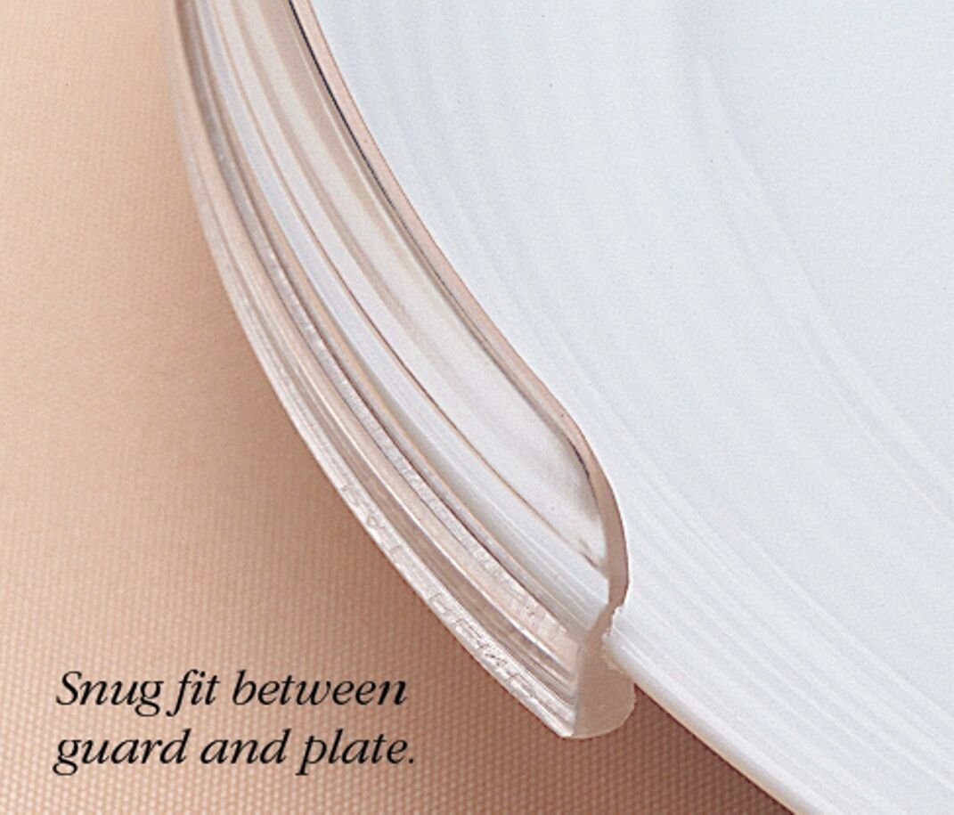 Clear Plate Guard Surround Acrylic Disability Independent Eating Aid