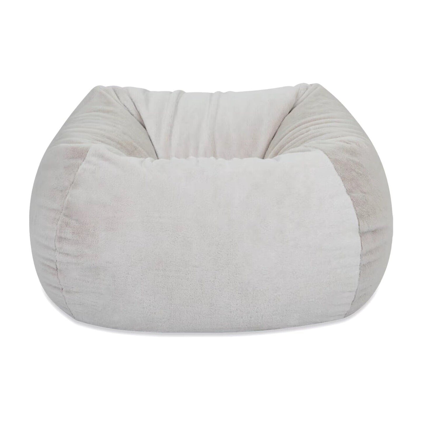 Faux Fur Bean Bag Natural Colour Bean Bag Cover 3 Litres Beans