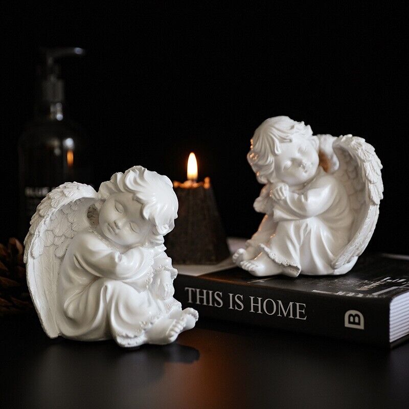 Praying Angel Statue Figurine European Style Home Décor Resin