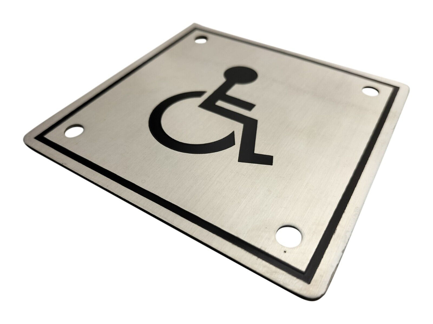 Disabled Wheelchair Sign Stainless Steel