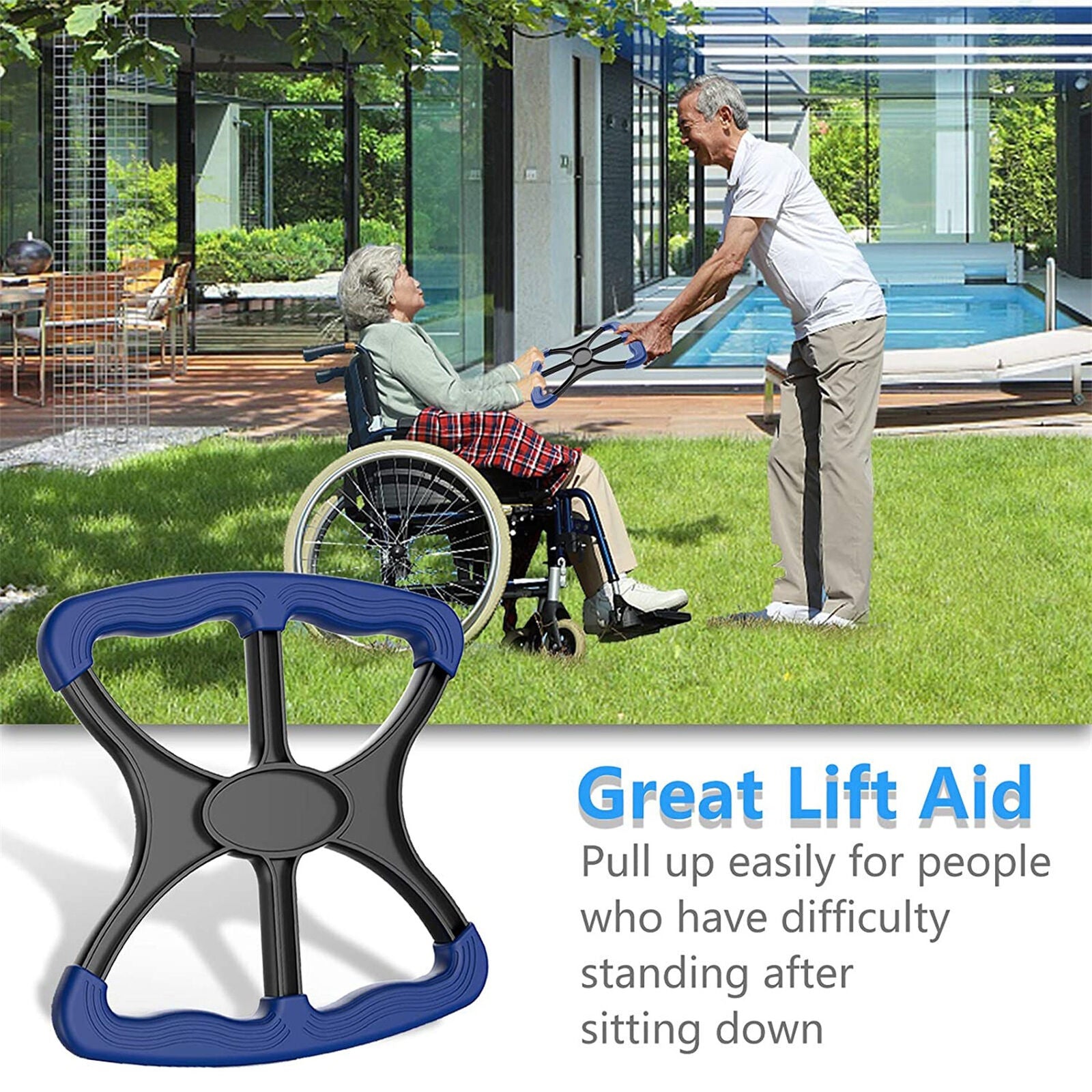 Portable Lift-Assist Handle with Non-Slip Grip NDIS Aged Care