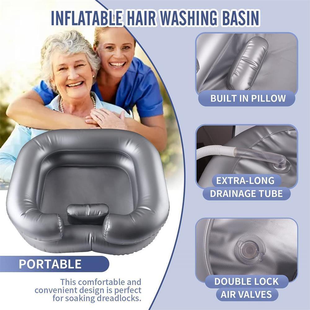 Inflatable Hair Washing Basin for Bedridden NDIS Aged Care