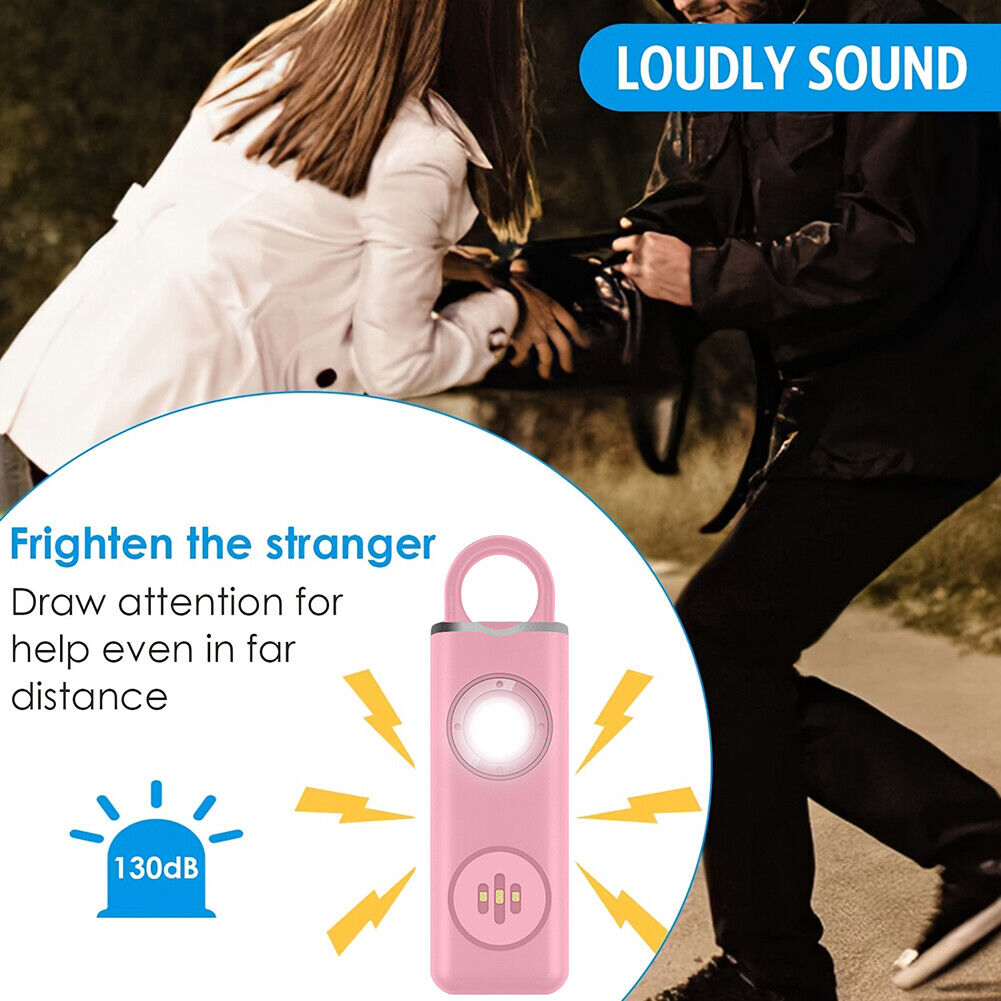 Personal Safety Alarm 130dB Loud Personal Siren Whistle for Women