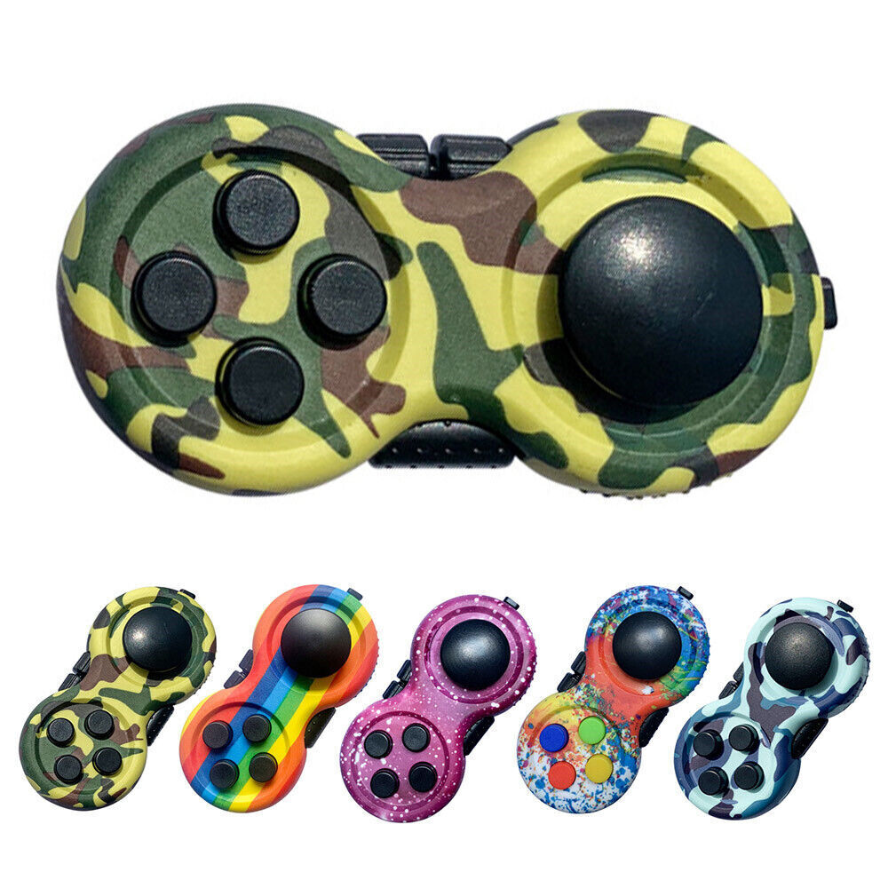 Controller Pad Handheld Sensory Fidget Toys Kids Adult Autism Anxiety Relief Toy