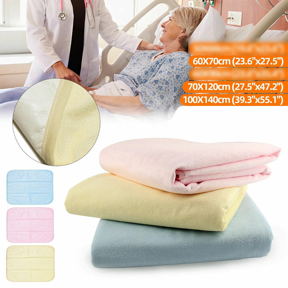 Washable Wetting Protective Dry Mats Absorbent Reusable Incontinence Bed Pad