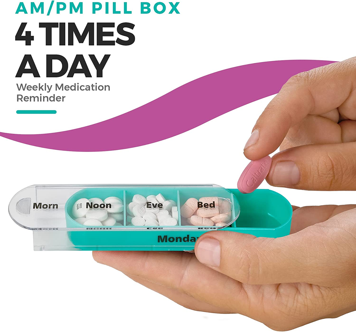 Stackable Daily Pill Organiser NDIS and Aged Care