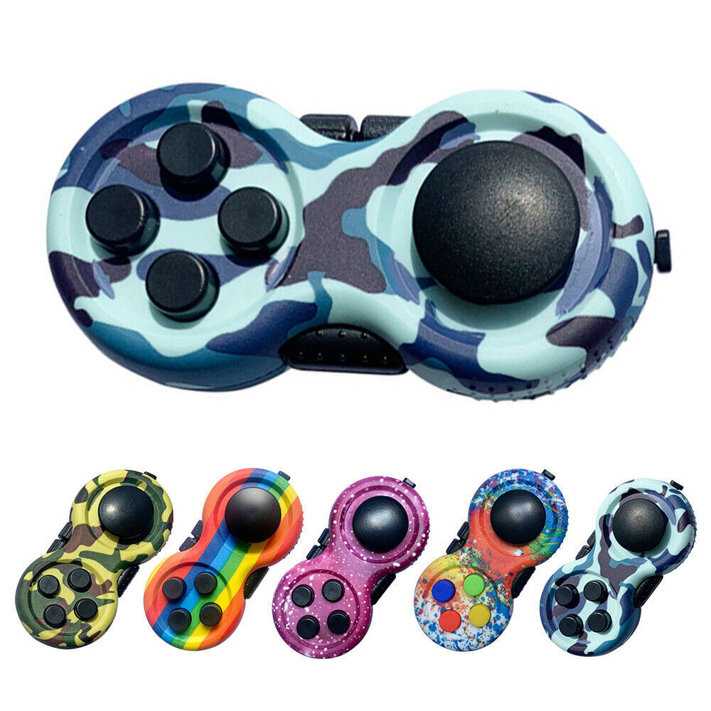 Controller Pad Handheld Sensory Fidget Toys Kids Adult Autism Anxiety Relief Toy