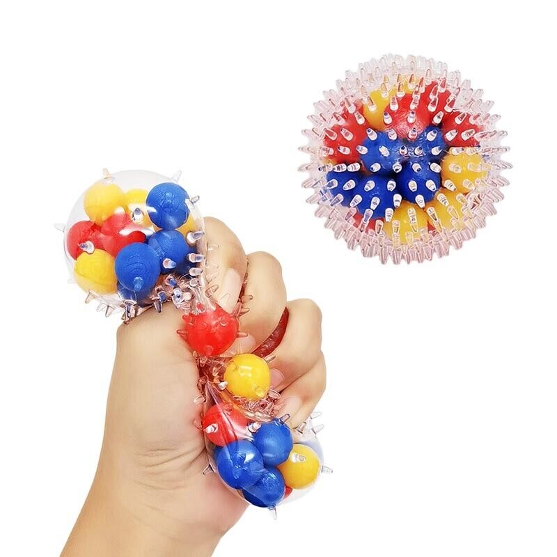 Sensory Squishy Stress Ball Pack for Kids and Adults - Anxiety Relief Fidget Toys