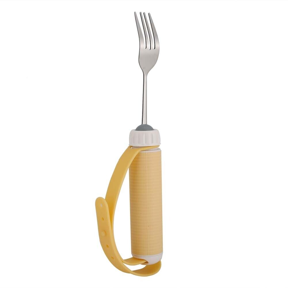 Disabled Patient Arthritis Elder Utensil Removable Flexible Rotating Eating Psg