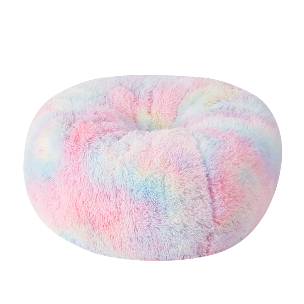 Rainbow Unicorn Faux Fur Bean Bag Lounge Seat Chair