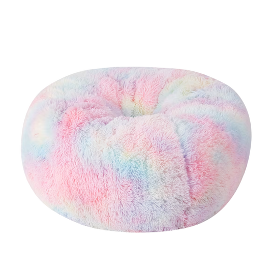 Rainbow Unicorn Faux Fur Bean Bag Lounge Seat Chair