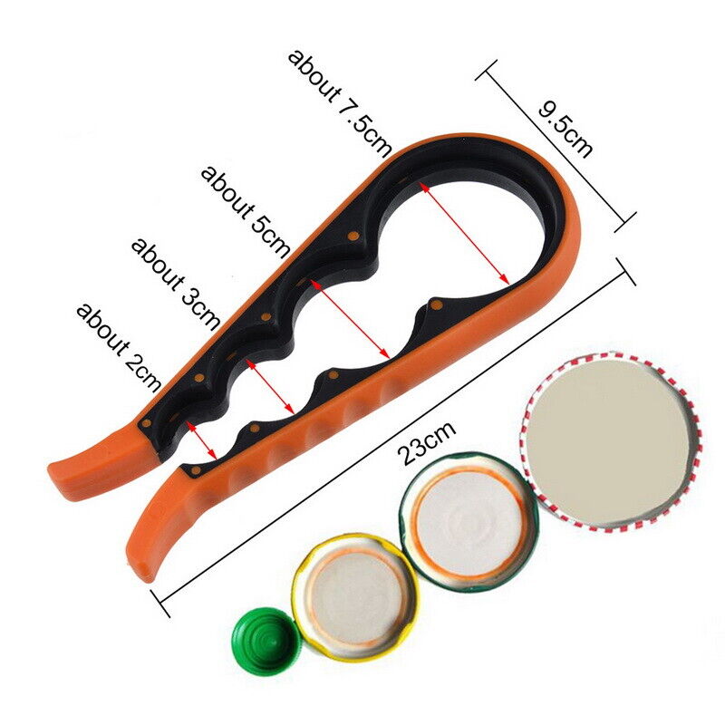 Lid Jar Opener Bottle Screw Cap Opener Multiple Sizes grip Smart Kitchen Tool